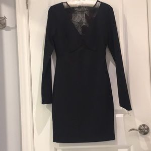 Marciano Black and Lace Bodycon Dress